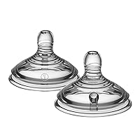 Tommee Tippee Closer to Nature Bottle Nipples, Slow Flow - 2 count