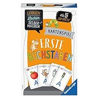 Ravensburger 80659 Learn to Make Your Own Lache: First Letters, Children's Game for 2-4 Players, Educational Game from 5 Years, Card Game