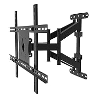 Sylvox Full Motion TV Wall Mount, TV Mount Bracket for 40-75 inch TVs, Dual Articulating Arms, Swivel and Tilt, Max VESA 600x400mm, Holds Up to 100lbs, Perfect for Sylvox Outdoor TVs
