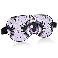 Unisex Sleep Eye Mask Purple-Magical-Evil-Eye Night Sleeping Mask Comfortable Eye Sleep Shade Cover