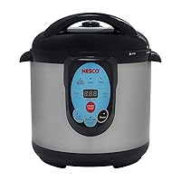 NESCO NPC-9 Smart Electric Pressure Cooker and Canner, 9.5 Quart, Stainless Steel