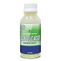 Glycolic Acid Liquid-3.8 fl oz|100% Original Ingredients with no Adulterants/Glycolic Acid Cosmetic Grade DIY & Skincare Industrial Use | Use in Face Peel, Face Pads, Cream & Serum (Pack of 1)