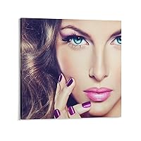 Posters Fashion Nail Care Poster Beauty Spa Decoration Poster Beauty Salon Poster Nail Salon (11) Canvas Painting Posters And Prints Wall Art Pictures for Living Room Bedroom Decor 28x28inch(70x70cm)