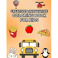 Creative & Innovative Coloring Book For Kids: Explore Colors with Fun Facts About Fruits, Veggies, Animals, and More
