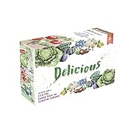 Pencil First Games Delicious Card Game - an Artful Flip-and-Write Gardening Game with Fruits and Vegetables Games for 1-100 Players