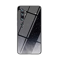 IVY Tempered Glass Starry Sky Case for Xiaomi Mi CC9 Pro/Mi Note 10 / Mi Note 10 Pro Case - D