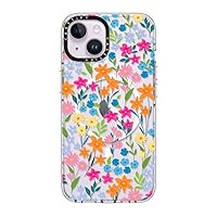 CASETiFY Clear iPhone 14 Case [Not Yellowing / 6.6ft Drop Protection/Compatible with Magsafe] - Bright Spring Flowers - Daisy Floral Pattern