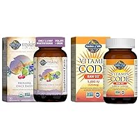 Organics Prenatal Vitamin: Folate for Energy & Healthy Fetal Development & Vitamin D, Vitamin Code Raw D3, Vitamin D 5,000 IU, Raw Whole Food Vitamin D Supplement