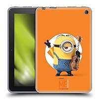 Head Case Designs Officially Licensed Despicable Me Stuart Minions Soft Gel Case Compatible with Amazon Fire 7 2022