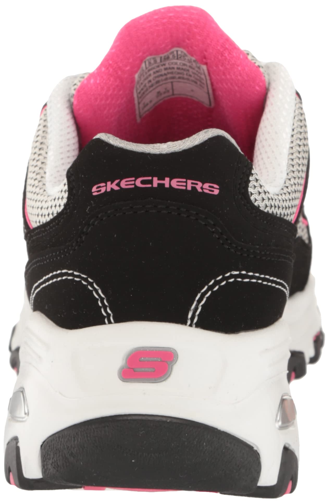 Skechers Women's D'Lites-Life Saver Memory Foam Lace-up Sneaker