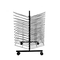 Drying Racks,38-Layer Art Drying Rack, Wire Mesh Art Class Drying Easel, Easy to Move with Pulleys, and Space Saving Studio Easel Desk Shelf./38 Floors