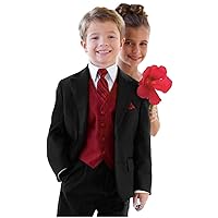 Children White One Button Suits for Baby Notch Lapel Boy Kids Formal Wedding Party Tuxedos