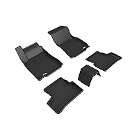 3D MAXpider Custom Fit KAGU Floor Mat (BLACK) For MERCEDES-BENZ GLA 250/AMG GLA35/45 (H247) 2021-2023 - Full Set