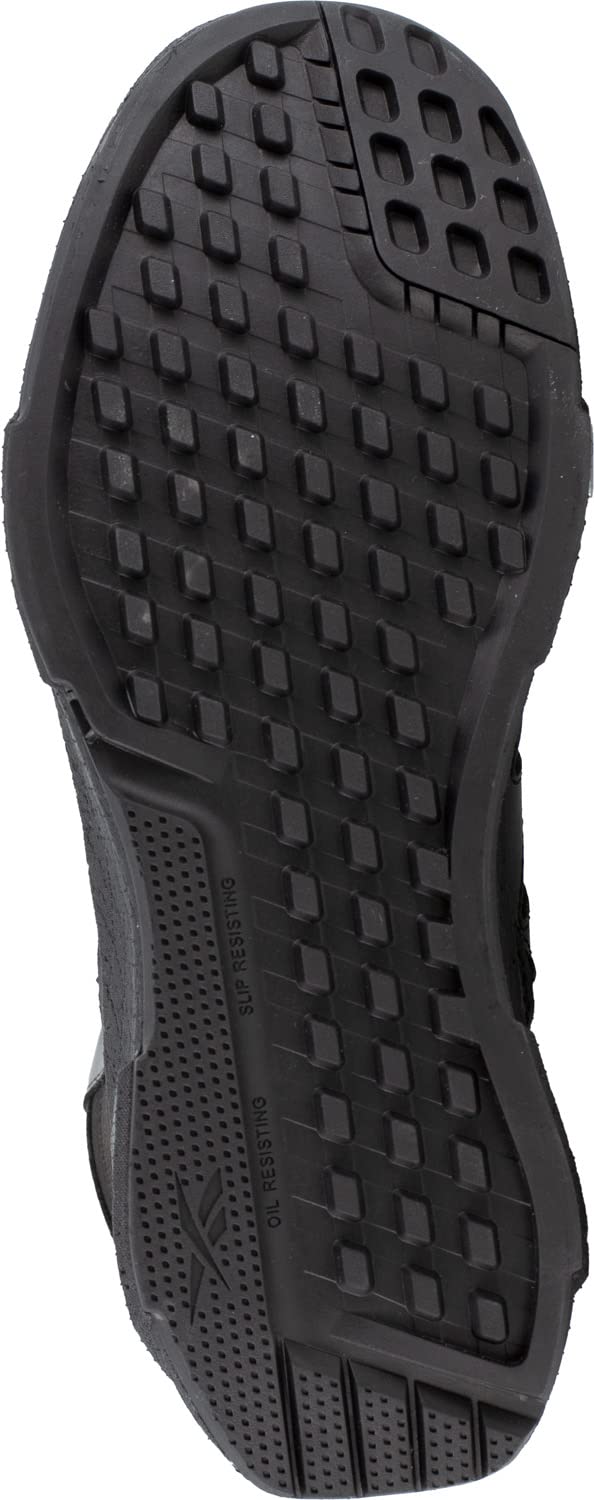 Reebok Work Floatride Energy Tactical Men's, Black, 8 Inch Side-Zip Style, Composite Toe, EH, Slip-Resistant Work Boot