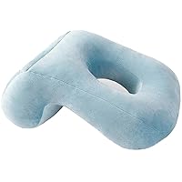 Face Down Pillow Slow Rebound Hollow Face Pillow Soft Sleeping Pillow with Arm Hole Breathable Arm Pillow for School Office Napping