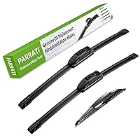 PARRATI® High Performance Premium All-Season Automotive Windshield Wipers with Rear Wiper Blades Replacement for Scion Xd 2008-2014,Easy to Install 26