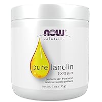 Solutions, Pure Lanolin, Wind and Harsh Environment Skin Protectant, Thick Jelly, For Rough Dry Skin, 7-Ounce