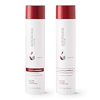 Solutions by Great Clips Nourishing Shampoo and Conditioner Set | Features Argan Oil | Sulfate & Paraben Free Formula | Hydrates & Repairs Hair | Safe for Color-Treated Hair