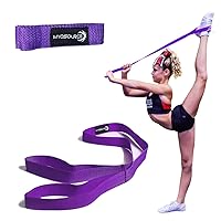 Cheerleading Flexibility Stunt Strap - Improve Stretching and Stunts for Cheer Dance Gymnastics & Physical Therapy – Stocking Stuffers Present for Kids Girls Adults - 12 Colors