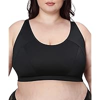 Curvy Couture Plus Size Women Support Large Bust, Perfect Workout, High Impact Sports Bra