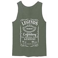 Legends are Born in March The Best Birthday Gift Men's Tank Top