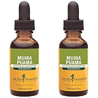 Herb Pharm Muira Puama Extract for Reproductive System Support - 1 Ounce (Pack of 2)