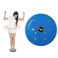 TRIXES Torsion Twist Board Disc- Weight Loss Aerobic Exercise Fitness and Muscle Toning Aid- Colour Blue