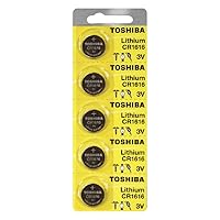 Toshiba CR1616 Battery 3V Lithium Coin Cell (25 Batteries)