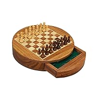 Chess Board Portable Magnetic Chess Set, Wooden Board Games Chess Set for Adults, Folding Chess Set Game Board with Magnetic Crafted Chess Chess Sets (Size : CH)