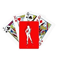 Stand Bikini Beauty Woman Poker Playing Magic Card Fun Board Game