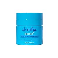 Barrier+ Triple Lipid-Peptide Cream: Enriched with Lipids, Peptides, Hyaluronic Acid, and Shea Butter for Brightening, Firming, and Plumping, 1.7 oz