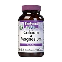 Calcium Citrate Plus Magnesium Vegetarian Capsules, 180 Count