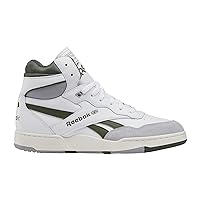 Reebok Unisex Bb4000 Ii Mid Sneaker, White/Cold Grey/Varsity Green, 15 US Men
