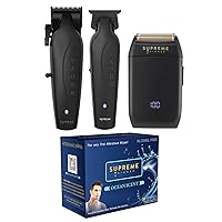 Supreme Trimmer Kit - Clipper, Trimmer, Foil Shaver & Aftershave Wipes