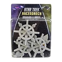 Star Trek Ascendancy: Dominion/Breen Starbase - 3 Figures Expansion, Unpainted Resin Miniatures, Sci-Fi & Space RPG Game Accessories