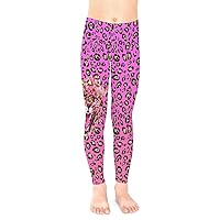 PattyCandy Toddler Girls Stretchy Tights Lion Jungle Animals Dogs Pug Space Pets Long Unisex Leggings for 2-13yrs