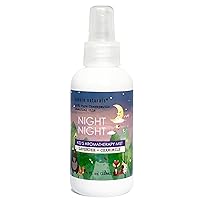 Night Night Kid's Lavender Sleep Spray, Lavender + Chamomile Aromatherapy, Calming + Soothing Spray, Natural Sleep Aide, All Natural Room + Pillow Mist for Your Lil One!