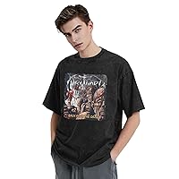 Shirt Men's Vintage Oversized T-Shirt Summer Casual Streetwear Tees Unisex