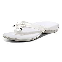 Vionic Women's Rest Bella X Flip Flop-Comfotable Slide On Toe Posts Sandals with Orthotic Insole Arch Support, Medium and Wide Widths, Sizes 5-11, Women's Sandals