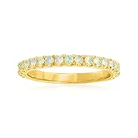 Ross-Simons Opal Ring in 18kt Gold Over Sterling