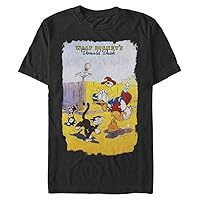 Disney Big & Tall Classic Mickey Unlucky Duck Men's Tops Short Sleeve Tee Shirt