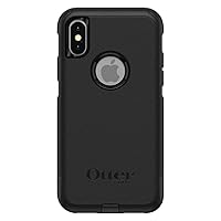 OtterBox iPhone Xs AND iPhone X Commuter Series Case - BLACK, slim & tough, pocket-friendly, with port protection