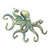 Antique Bronze Cast Iron Octopus Hook 11