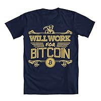 Will Work for Bitcoin Men's T-Shirt
