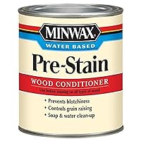 Minwax 618514444 Water-Based Pre- Stain Wood Conditioner, 1 Quart, Clear