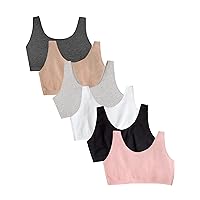 Fruit of the Loom Women's Built Up Tank Style Sports Bra Value Pack