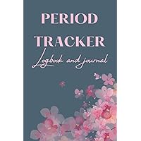 Period Tracker Logbook: Calendar of 48 months (4 Years) to record PMS, menstrual cycle, symptoms & mood levels with annual graph tracker