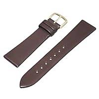 Hadley Roma MS702 20mm Regular Brown Genuine Leather Men's Watch Band