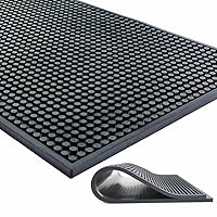 Large Size Thicker Bar Mat for Countertop,Dish Drying Mat, Coffee Bars, Tea Bar,Under Sink Storage Mat 16X28''( Black)