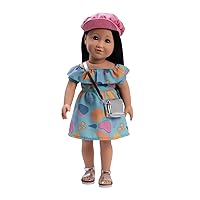 ADORA Amazon Exclusive Amazing Girls Collection, 18” Realistic Doll with Changeable Outfit and Movable Soft Body, Birthday Gift for Kids and Toddlers Ages 6+ - Zoe The Artist